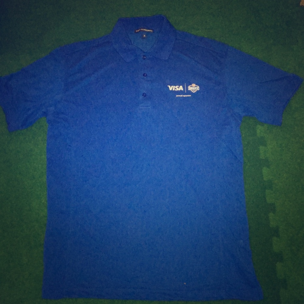 Blue MEDIUM polo shirt from NFL DRAFT 2019